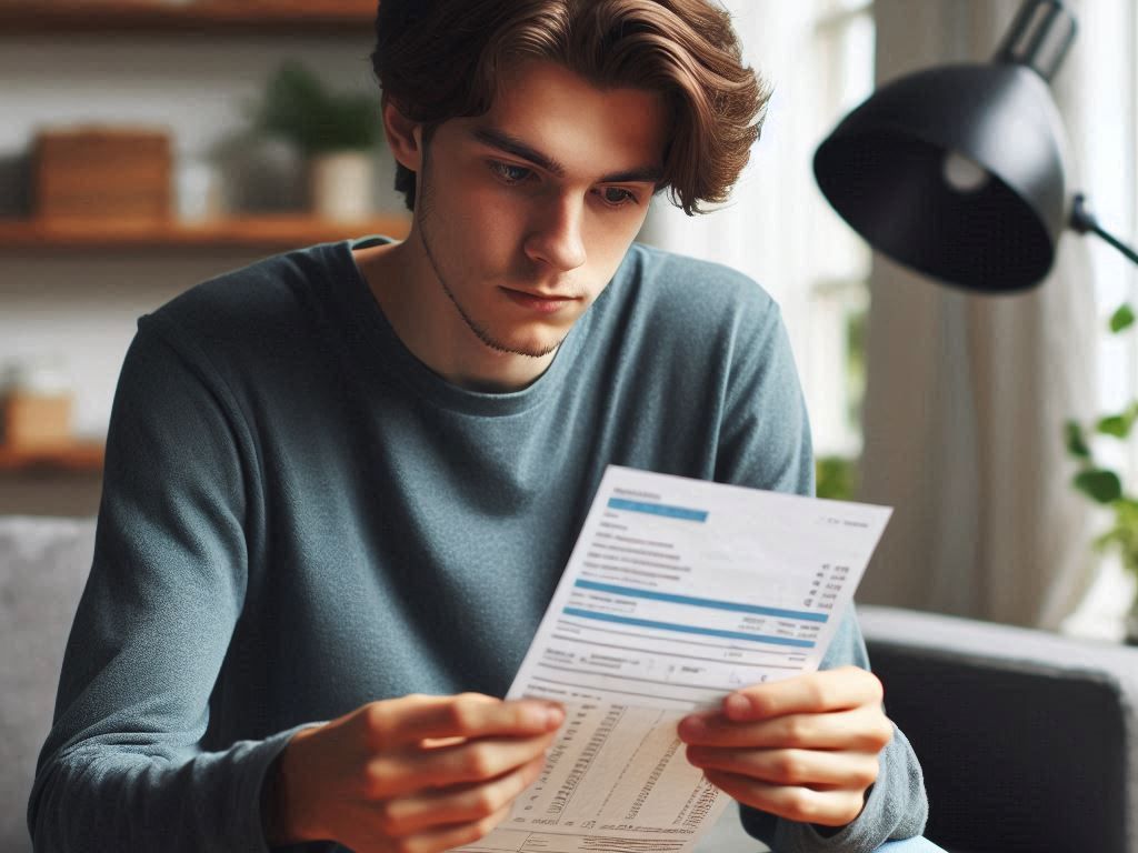 Como Funciona a Compensação de Energia na Geração Distribuída? Guia Completo 1 Home jovem analisando Compensação de Energia na Geração Distribuída
